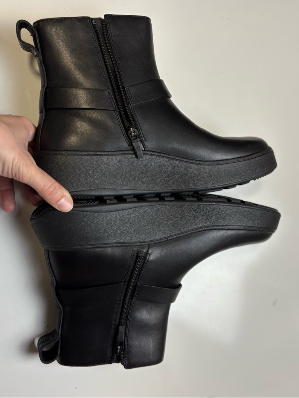 FitFlop Women's F-Mode Knotted-Strap Platform Booties sz 8 - Picture 6 of 8